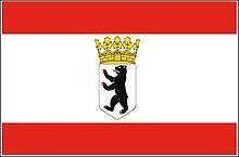 FLAG (91 x 152) cm BERLIN