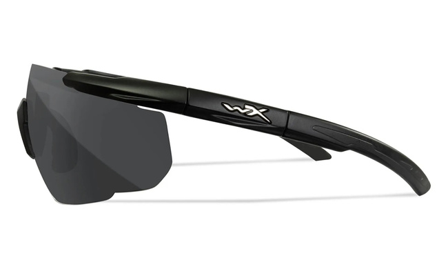 BALLISTIC SUNGLASSES - SABER ADVANCED - WILEY X - GREY/ LIGHT RUST - Black frame 