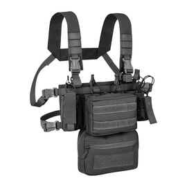 TAKTIKAI MELLÉNY - COMBO MINI CHEST RIG 900D POLY MOLLE - FEKETE - DEFCON 5
