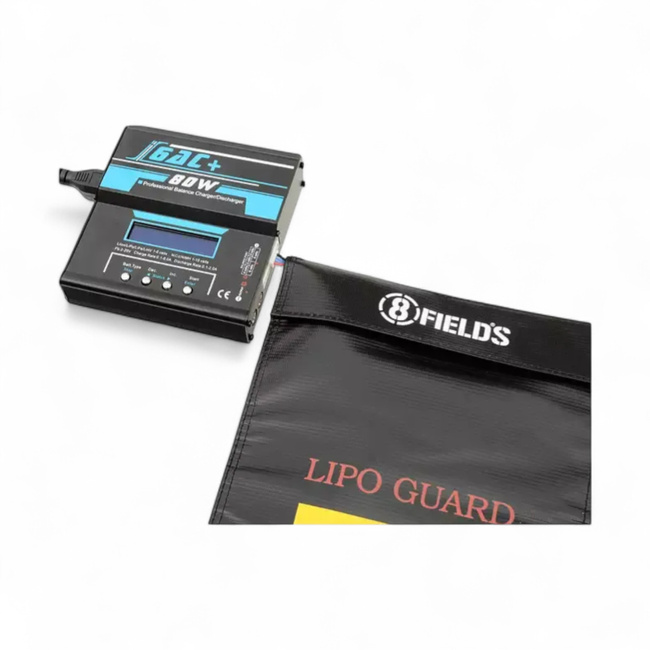 LI-PO battery charging protection case - LARGE - 8FIELDS
