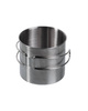 STAINLESS STEEL MUG WITH FOLDABLE HANDLE - Mil-Tec® - 600 ML