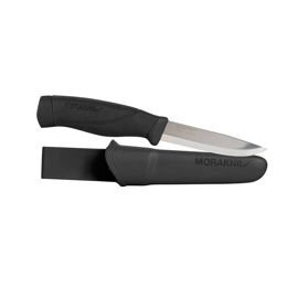 FIXED BLADE KNIFE - COMPANION HEAVYDUTY (S) - STAINLESS STEEL - MORAKNIV® - BLACK