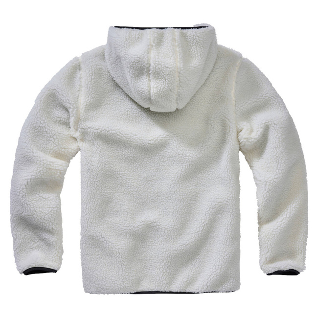 TEDDYFLEECE WORKER PULLOVER - WHITE - BRANDIT