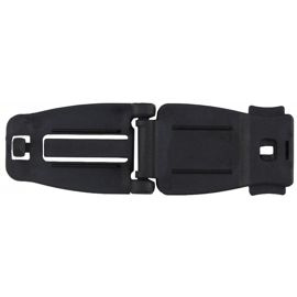 Adapter-Clip, műanyag, csattal, övcsipesz, "Molle", fekete
