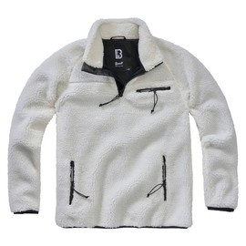 Teddyfleece Troyer Troyer pulóver - fehér - Brandit