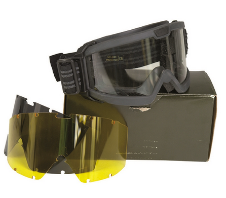 Black Tactical Goggles Ansi En 166