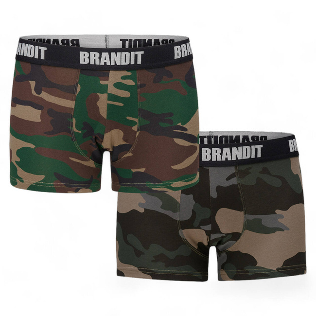 LOGÓS BOXERALSÓ - WOODLAND/DARKCAMO - BRANDIT (2/CSOMAG)