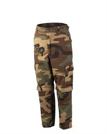 BDU NADRÁG GYEREKEKNEK - AMERIKAI KATONAI STÍLUS - 2 AZ 1-BEN HOSSZÚ ÉS RÖVID NADRÁG CIPZÁRRAL - Mil-Tec® - WOODLAND