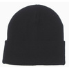 Watch Cap, Black, fine knitted