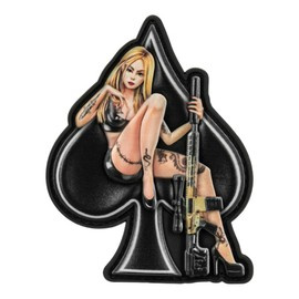 JELVÉNY LADY OF SPADES PVC - SZÍNES - M-TAC
