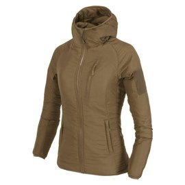 NŐI KAPUCNIS KABÁT - WOLFHOUND® - Climashield® Apex™ - Helikon-Tex® - COYOTE