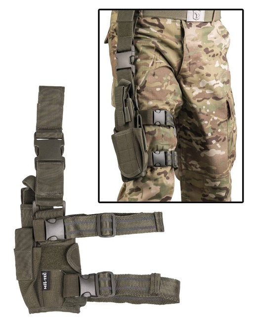 Állítható combtok, Cordura, OD