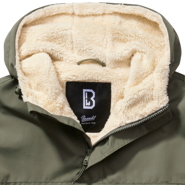 WINDBREAKER SHERPA - OLIVA - BRANDIT