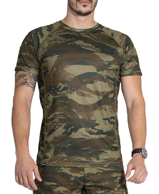 FUNKCIONÁLIS PÓLÓ - "BODY SHOCK" - Pentagon® - GR CAMO (Greek Lizard)