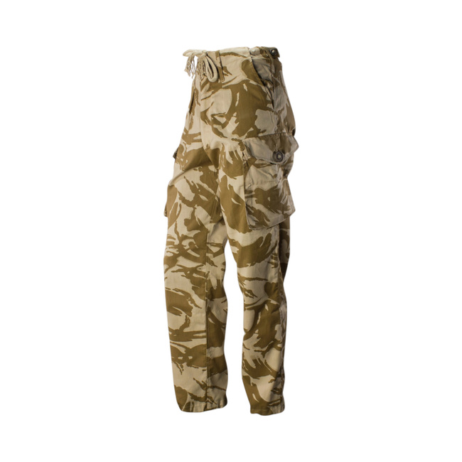 COMBAT PANTS - "TROPICAL" - DPM DESERT CAMO - MILITARY SURPLUS BRITISH ARMY - USED