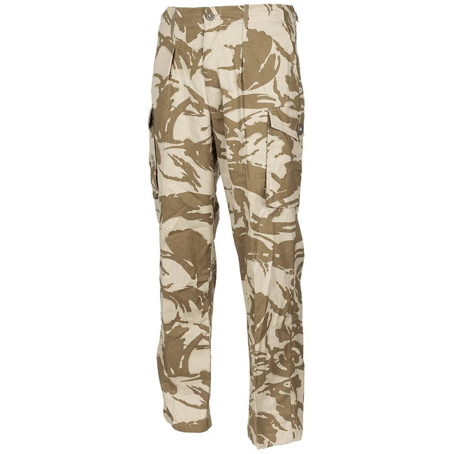 COMBAT PANTS - "TROPICAL" - DPM DESERT CAMO - MILITARY SURPLUS BRITISH ARMY - USED