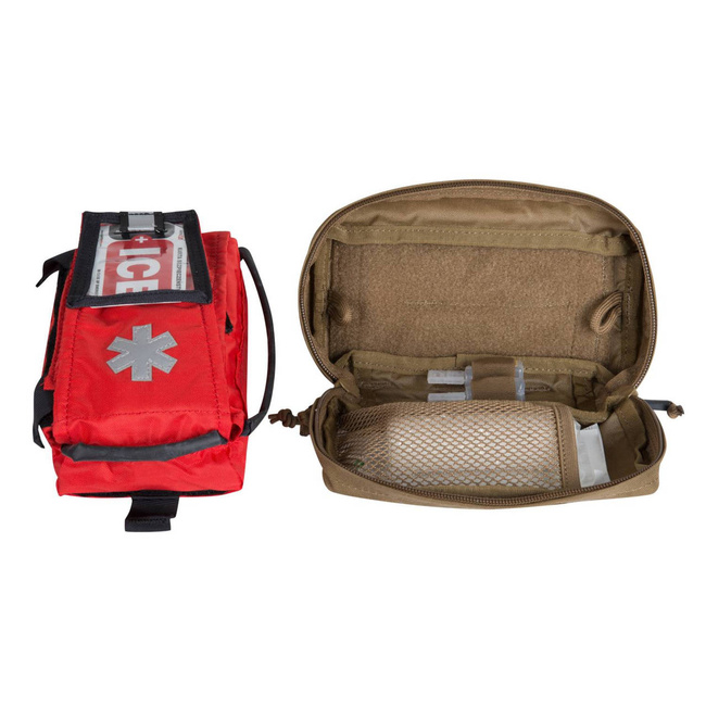 SET OF POUCH AND INSERT FOR FIRST AID KIT - MODULAR INDIVIDUAL MED KIT® - Helikon-Tex® - PL WOODLAND