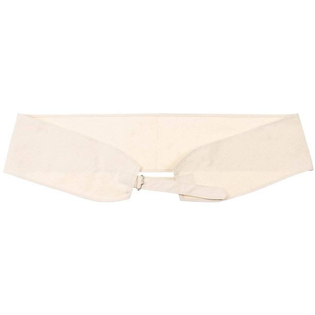 Szövetszalag, vászon, 165 x 17,5 cm - svéd hadsereg felesleg - fehér - újszerű állapotú