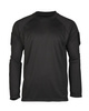 QUICK-DRYING LONG-SLEEVED TACTICAL SHIRT - Mil-Tec - BLACK