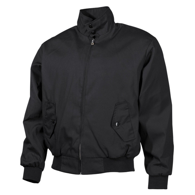Jacket - "English Style" - BLACK - Chequered Pattern Lining