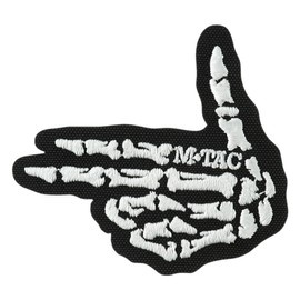 SKELETON SHOOTER JELVÉNY (HÍMZETT) - FEKETE - M-TAC