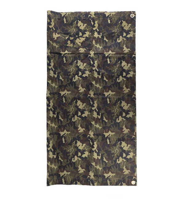 SÁTOR TARPAULIN PLASH-PALATKA Esőköpeny/SZÉLTER FÉL - 180 x 180 CM - LEVÉL MOZAIK ÁLCÁZÁS - ROMÁN KATONAI HADITECHNIKAI FELSZERELÉS - ÚJSZERŰ