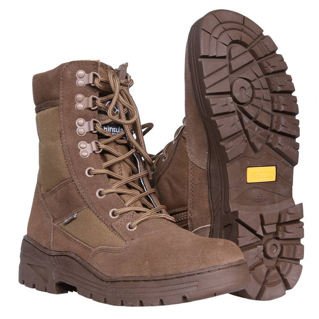 Side zip Sniper Boots - Coyote