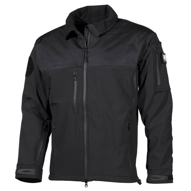 SOFT SHELL JACKET "AUSTRALIA" - BLACK