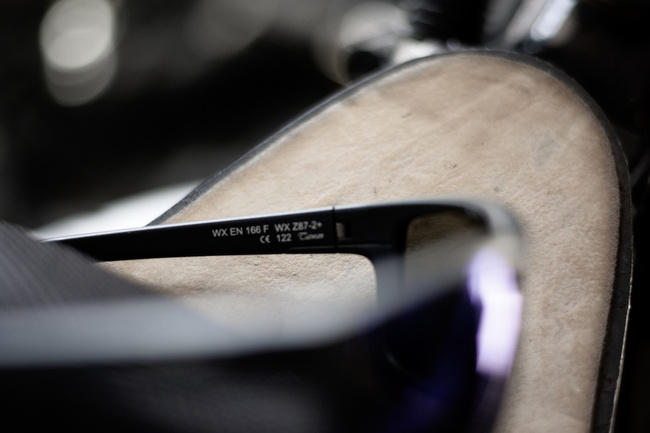 Glasses KINGPIN Polarized Blue Mirror Matte Graphite Frame
