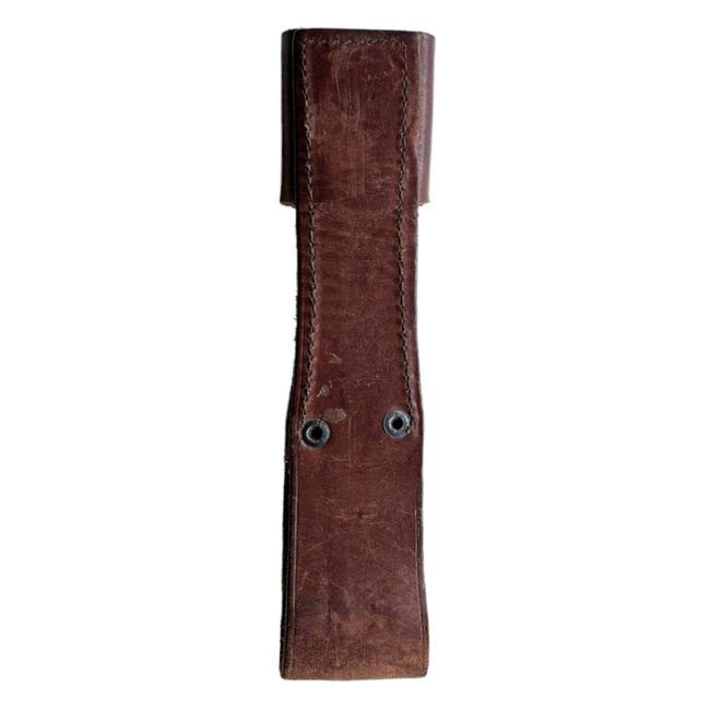 BŐR TOK SZURONYHOZ - ROMÁN HADSEREG KATONAI FELESLEG - BARNA - JÓ ÁLLAPOTBAN