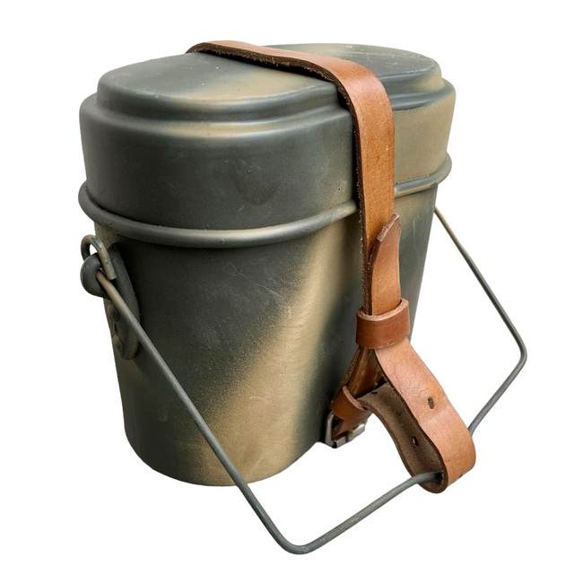 German model WW2 M31 Mess Tin - 3 colours camo (Normandy) (REPRO)