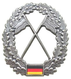 JELVÉNY GENUINE GERMAN METAL BERET BADGE ´HEERESAUFKLÄRER´