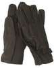 US-TYPE LEATHER GLOVES - MILITARY SURPLUS FROM THE BELGIAN ARMY - BLACK - LIKE NEW