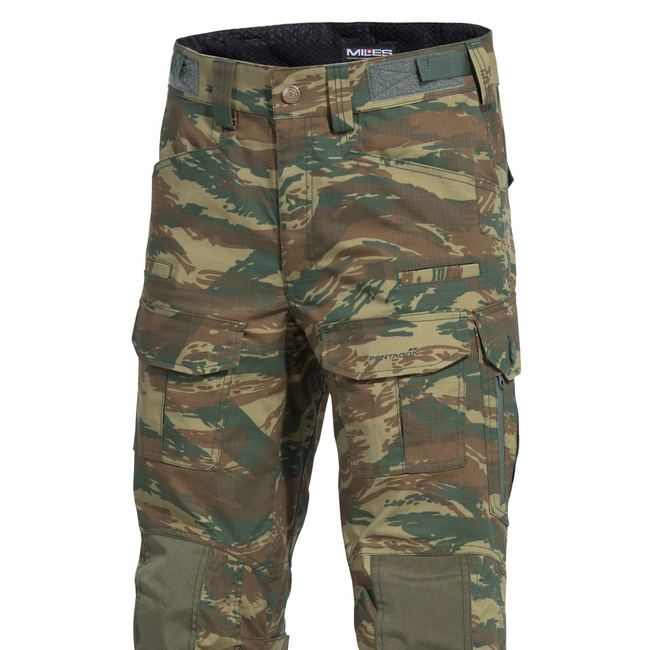 RIP-STOP PANTS - "WOLF" - PENTAGON® - GR CAMO - LENGTH 32″