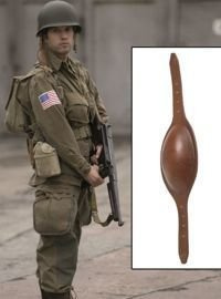 Amerikai bőr állvédő pánt M1C sisakhoz - repro