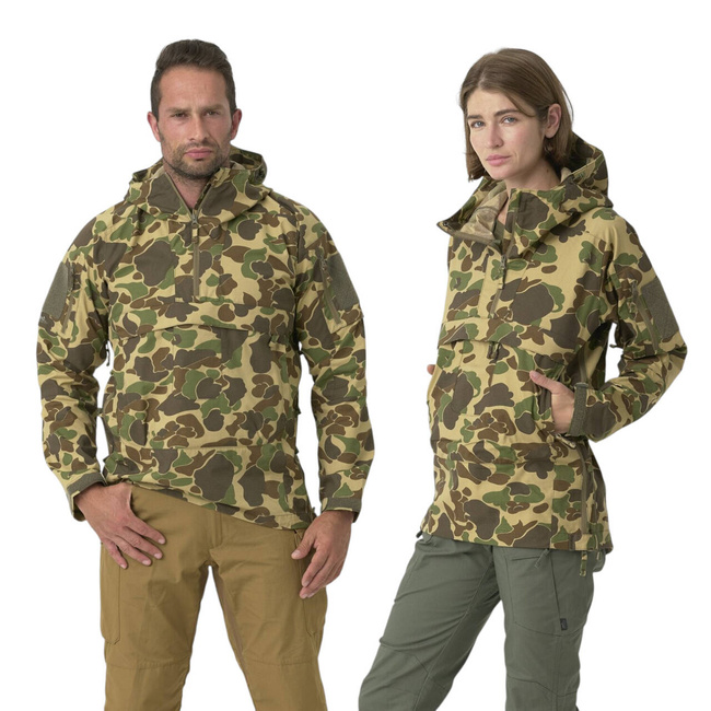 Unisex Tracer Anorak kabát - Polipamut  Stretch Ripstop - RAL 7013 Zöld - Helikon Tex