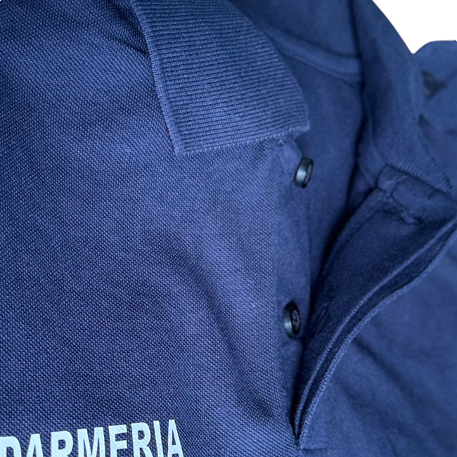 Sötétkék rövidujjú póló Gendarmerie
