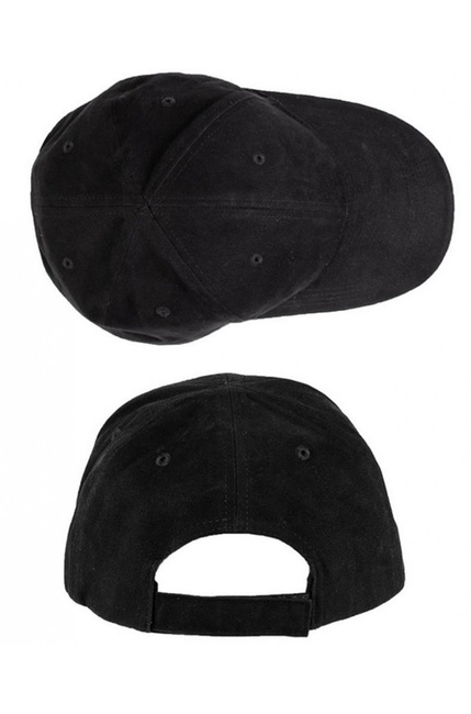 BASEBALL CAP - "SANDWICH" - BLACK