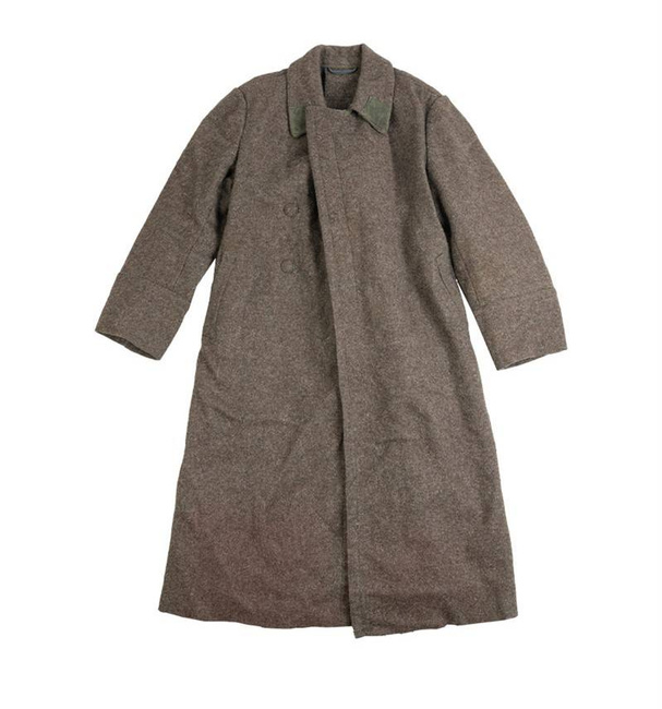 KABÁT TÉPŐZÁRRAL - BARNA - OROSZ KATONAI FELESLEG - HASZNÁLT