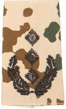 GERMAN ARMY TROPICAL CAMO/BLACK SHOULDER LOOPS ´OBERST´