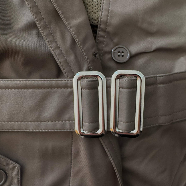 TRENCHCOAT, RAIN COAT - ROMANIAN ARMY - BLACK