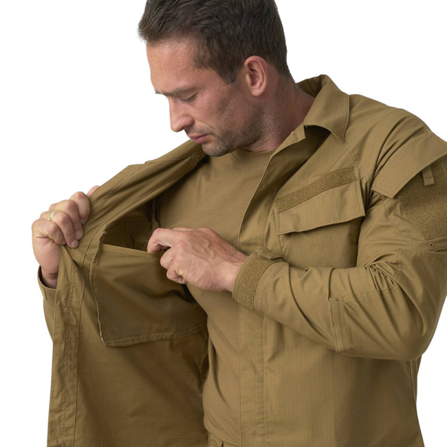 Modern egyenruhás ing - Raid - Polycotton Stretch Ripstop - Fekete - Helikon-Tex