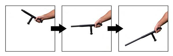 MEGHOSSZABBÍTHATÓ TONFA RÚD - ExT-20/52 - 52 CM