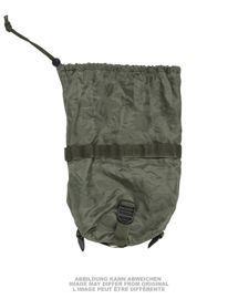 US OD RUBBER DUFFLE BAG USED