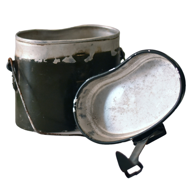 ALUMÍNIUM KULACS - VALÓDI KATONAI FELESLEG ROMÁN HADSEREG - HASZNÁLT