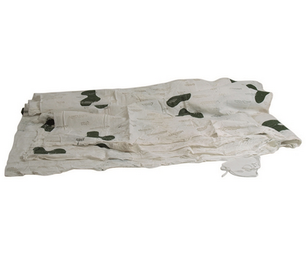 White 3x3m Plastic Camo Netting Used