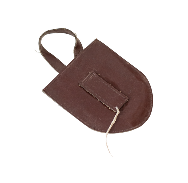 Leather shovel bags - various colors - Romanian Military Surplus