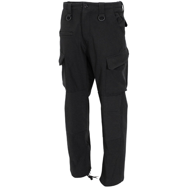 Soft Shell Pants, "Allround", black