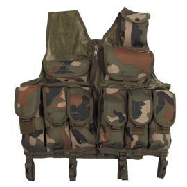 Tactical Vest, Woodland, size-adjustable