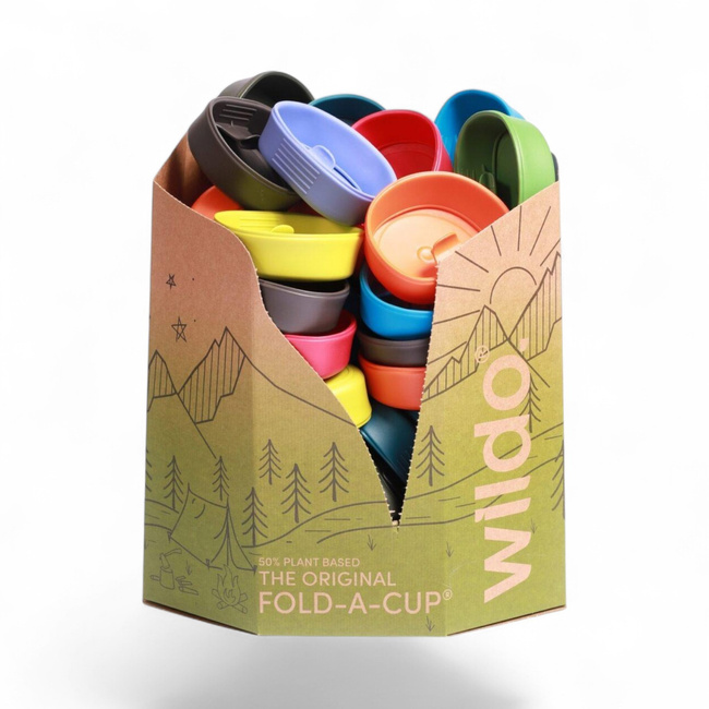 BPA-mentes kempings bögre - Kasa Army - 300 ml - Fekete - Wildo 